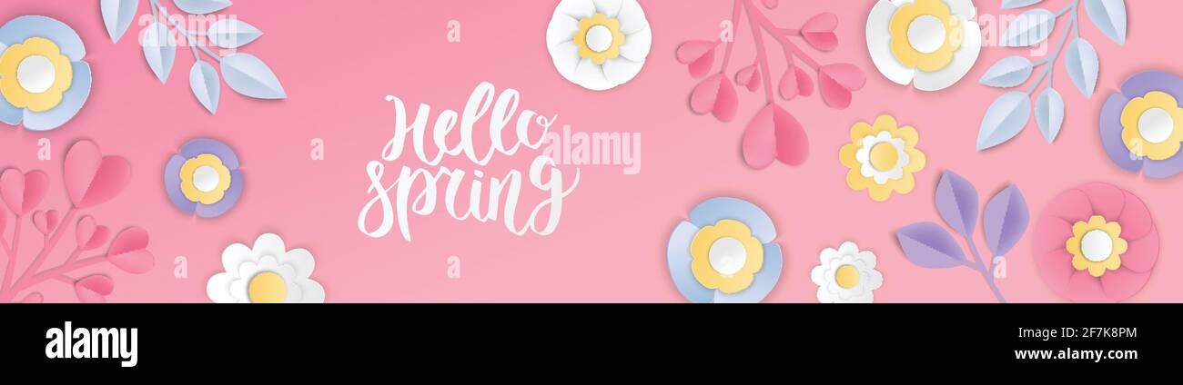 Happy Mother s Day background with flowers. Vector illustration Stock ...