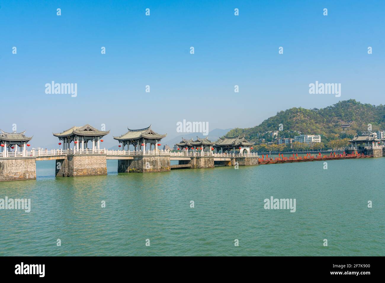 Guangji bridge, a historic landmark in Chaozhou, China. Stock Photo