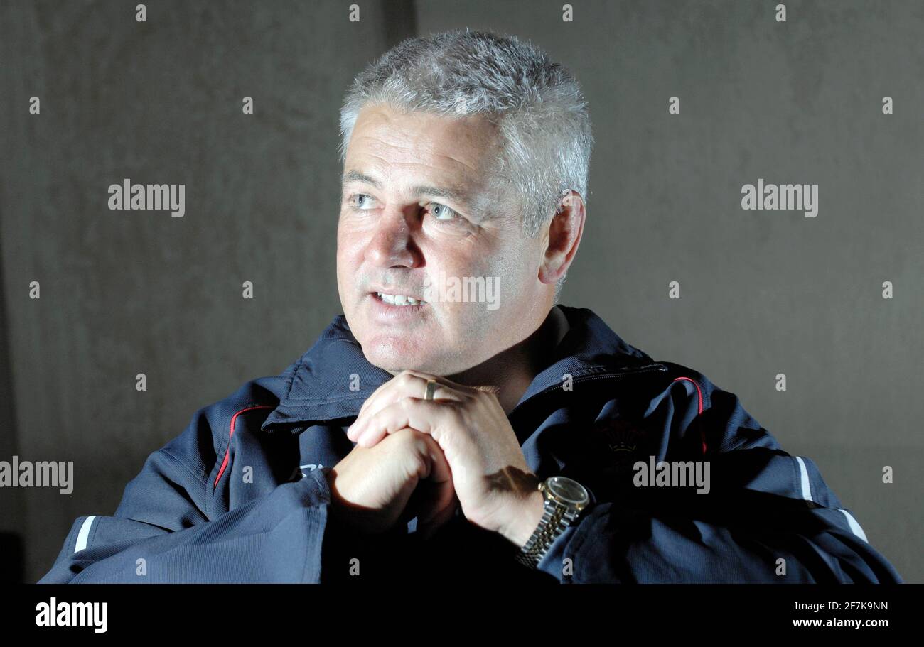 WARREN GATLAND WALES  RUGBY COACH. 14/1/2008. PICTURE DAVID ASHDOWN Stock Photo