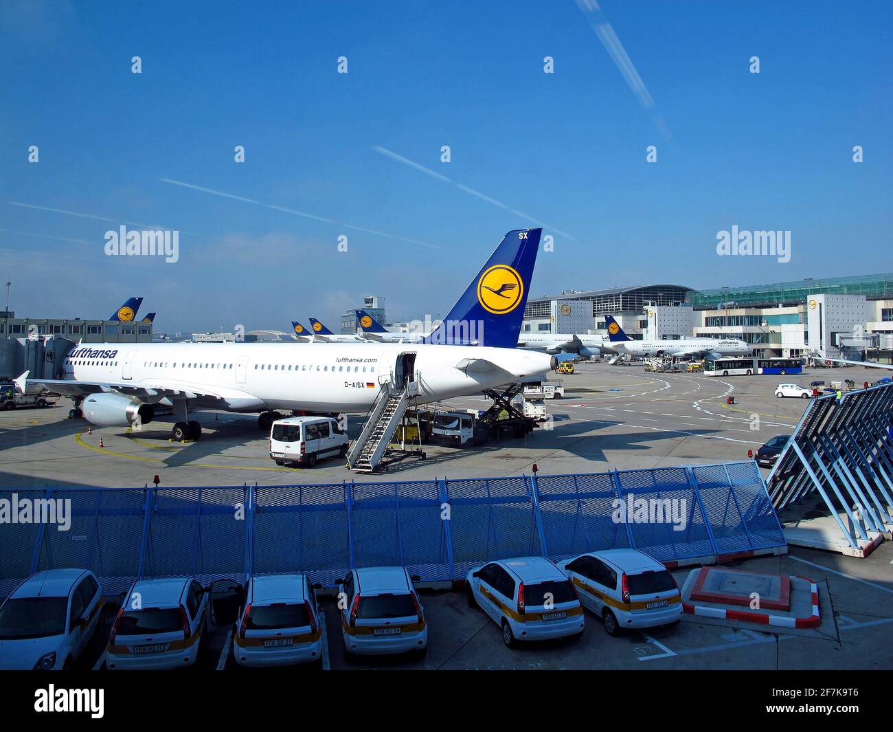 The airport in Frankfurt, Germany Stock Photo Alamy