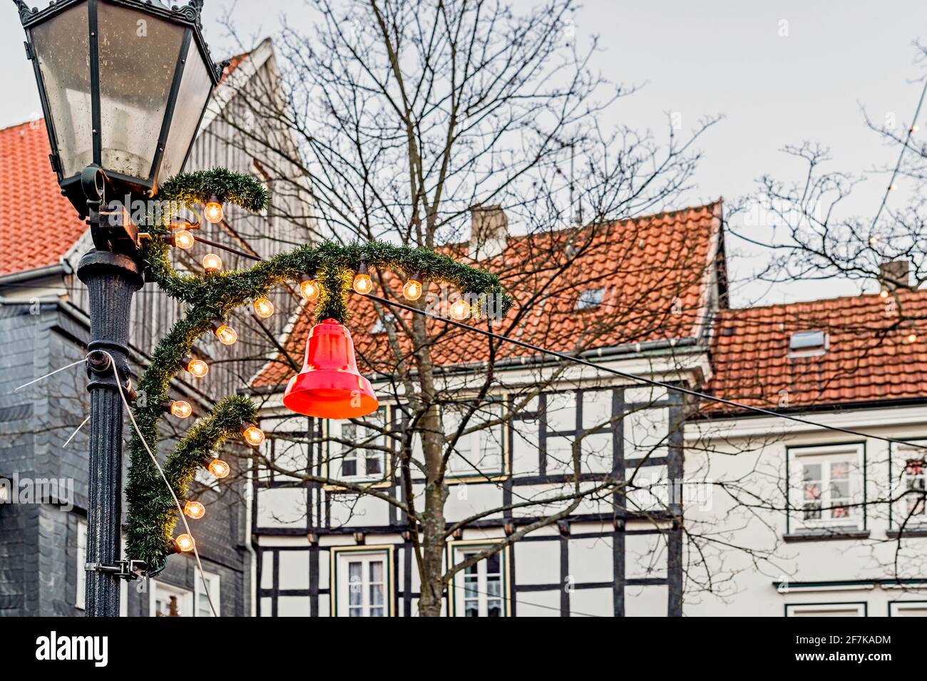 Hattingen (Germany): Christmas atmosphere; Weihnachtsmarkt Stock Photo