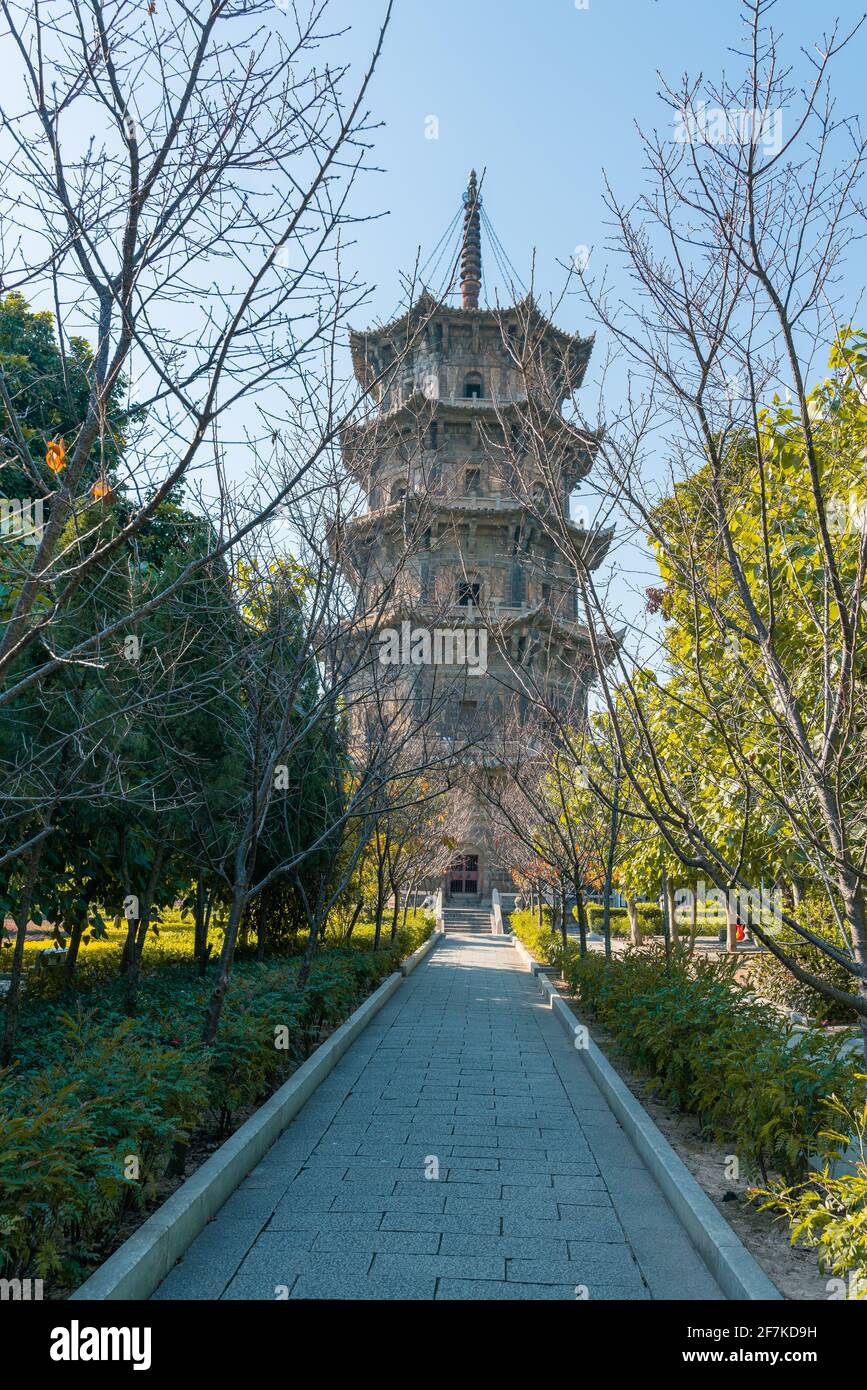 Kaiyuan temple, a historic buddhism temple in Quanzhou, China Stock ...