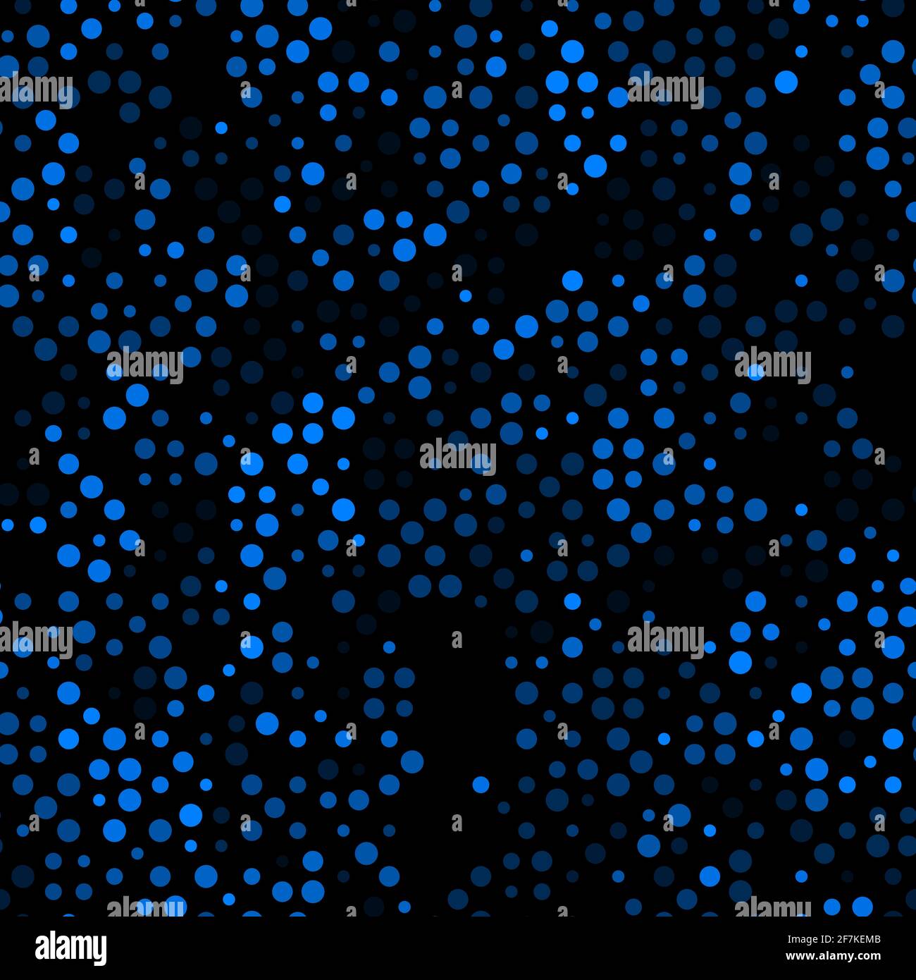 Seamless pattern with blue halftone dots ordered grid vector ...