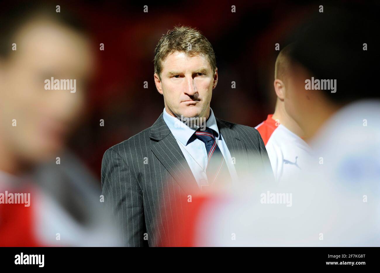 TONY SMITH ENGLAND RUGBY LEAGUE COACH AT THE ENGLAND V WALES IN DONCASTER 10/10/2008. PICTURE DAVID ASHDOWN Stock Photo
