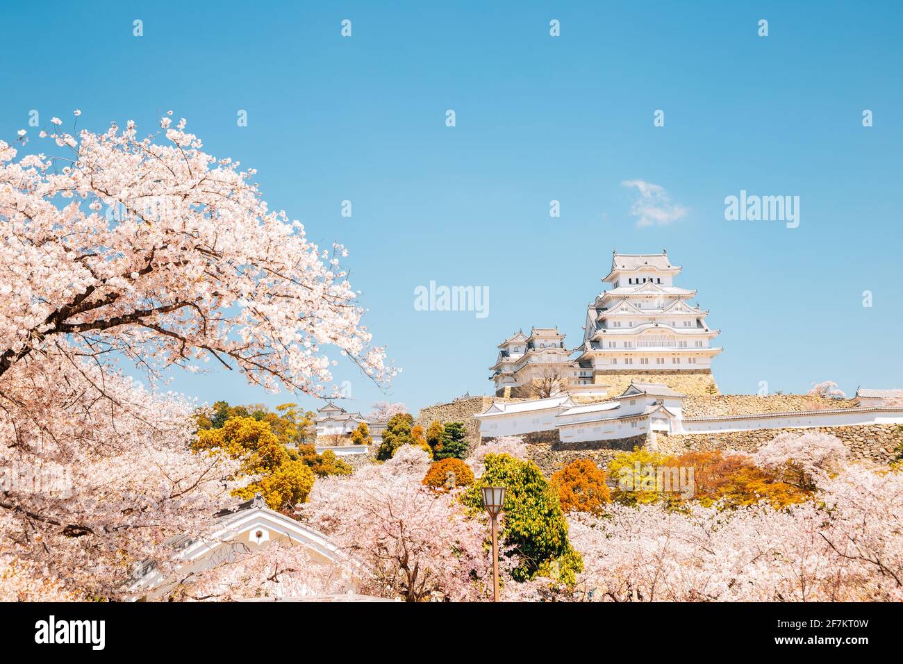 Spring of Himeji Castle in Japan Stock Photo Alamy