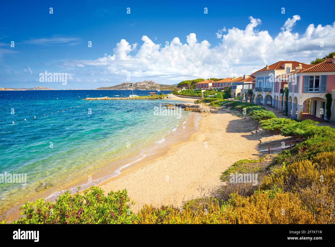 Palau beach, Costa Smeralda, Sardinia Island, Italy Stock Photo
