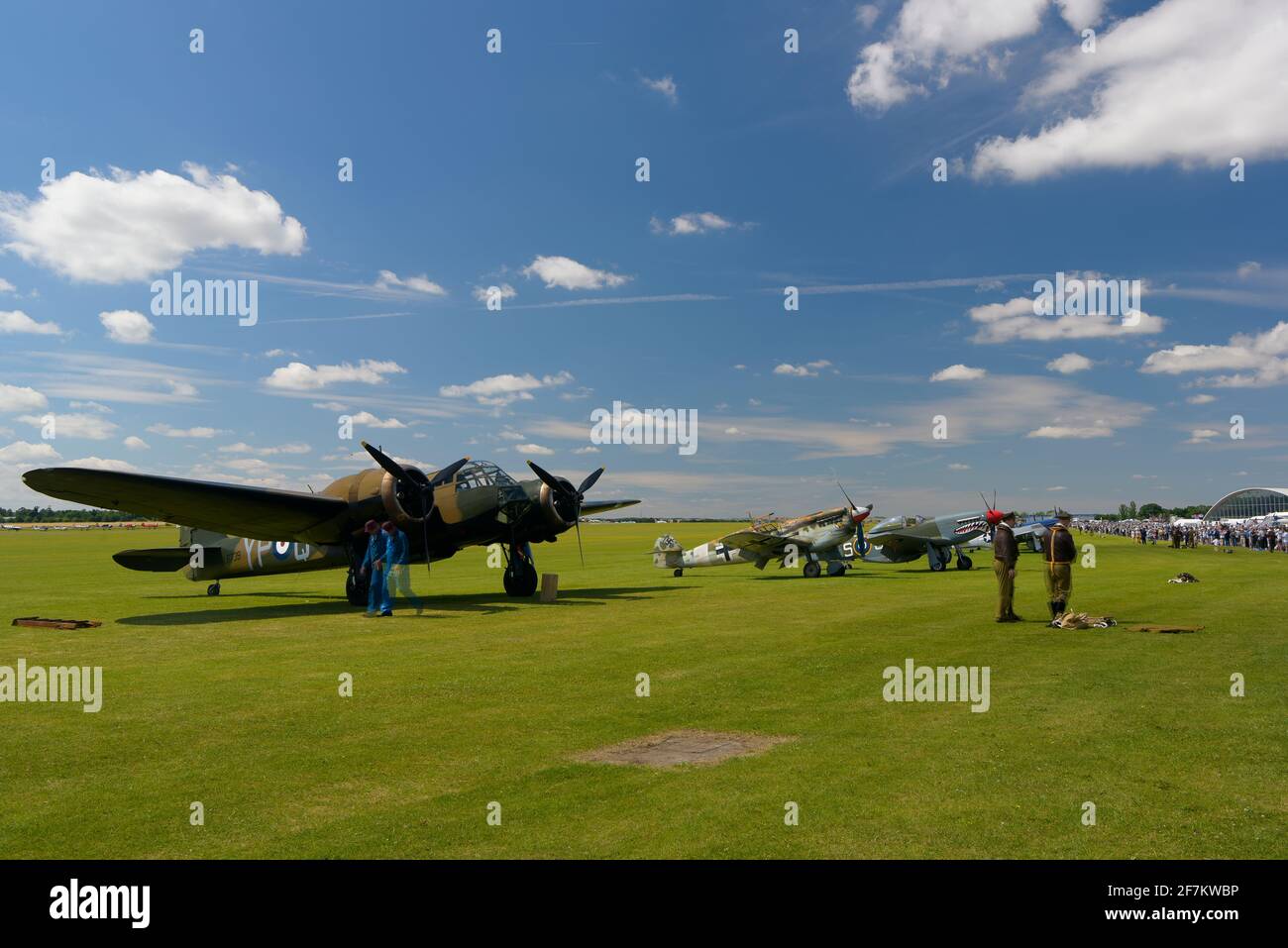 Flying Legends Airshow Stock Photo Alamy