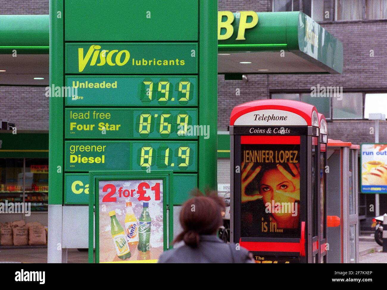 Petrol prices at a BP petrol station in London today Stock Photo Alamy