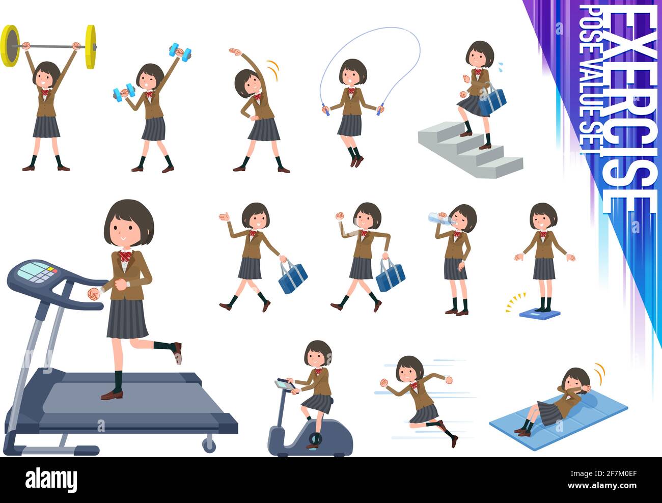 Junior gymnastics teenager Stock Vector Images - Alamy