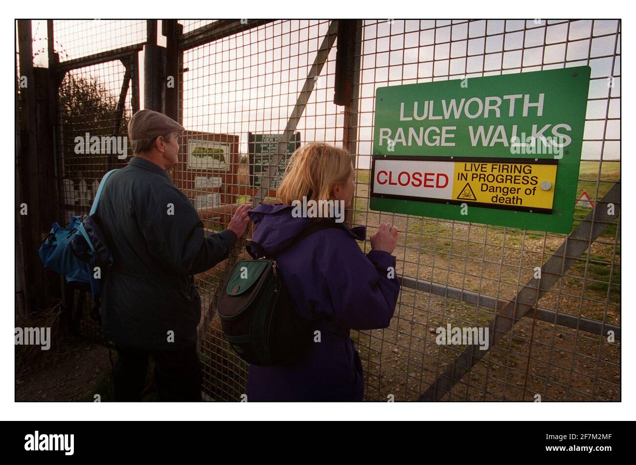 Lulworth Military firing range Stock Photo - Alamy