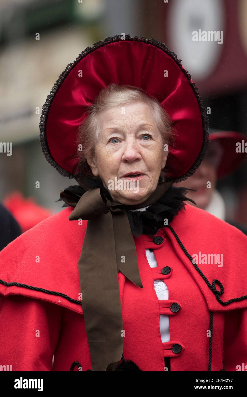 Rochester Dickensian Christmas Character Stock Photo Alamy