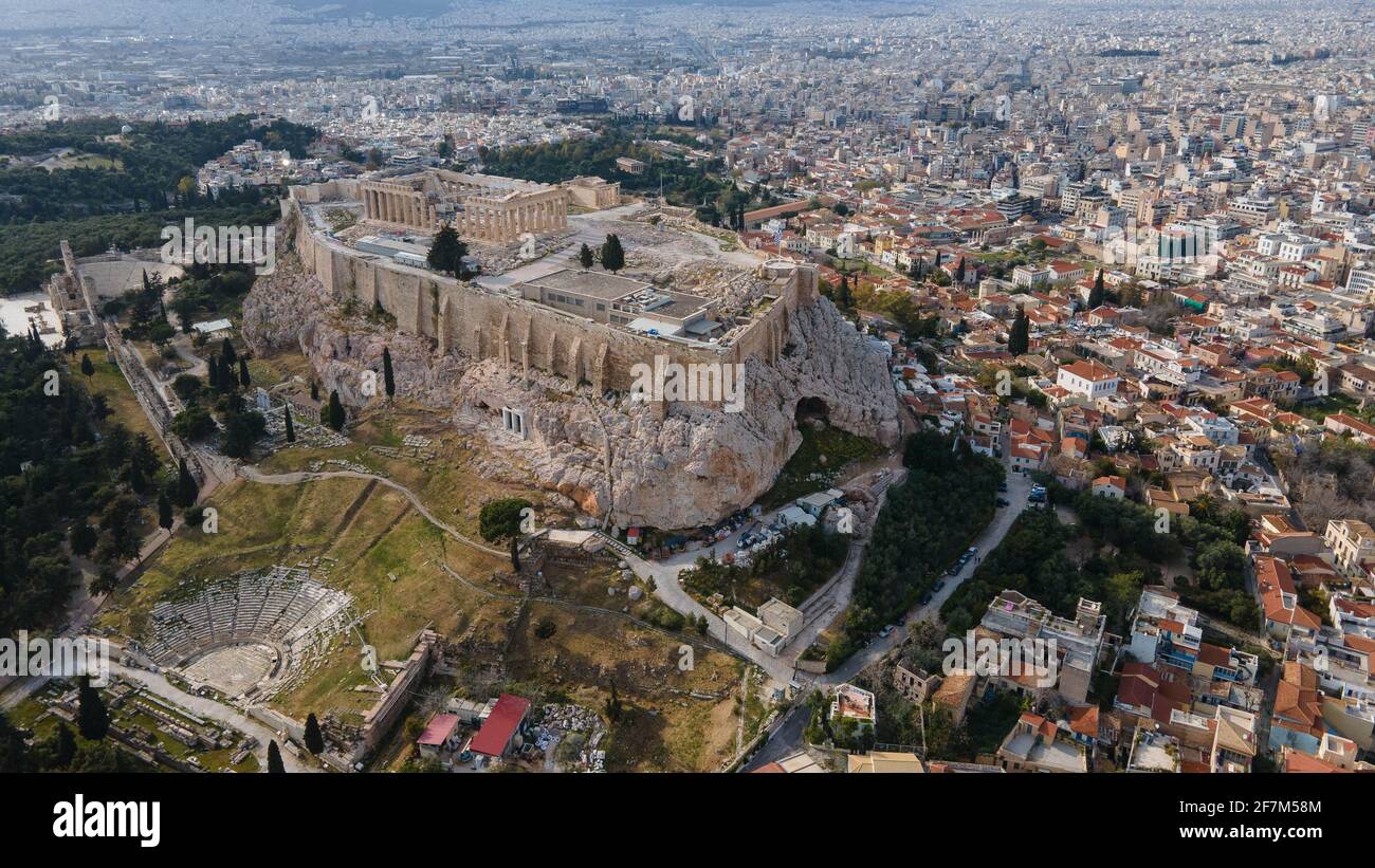 Acropolis of Athens Stock Photo Alamy