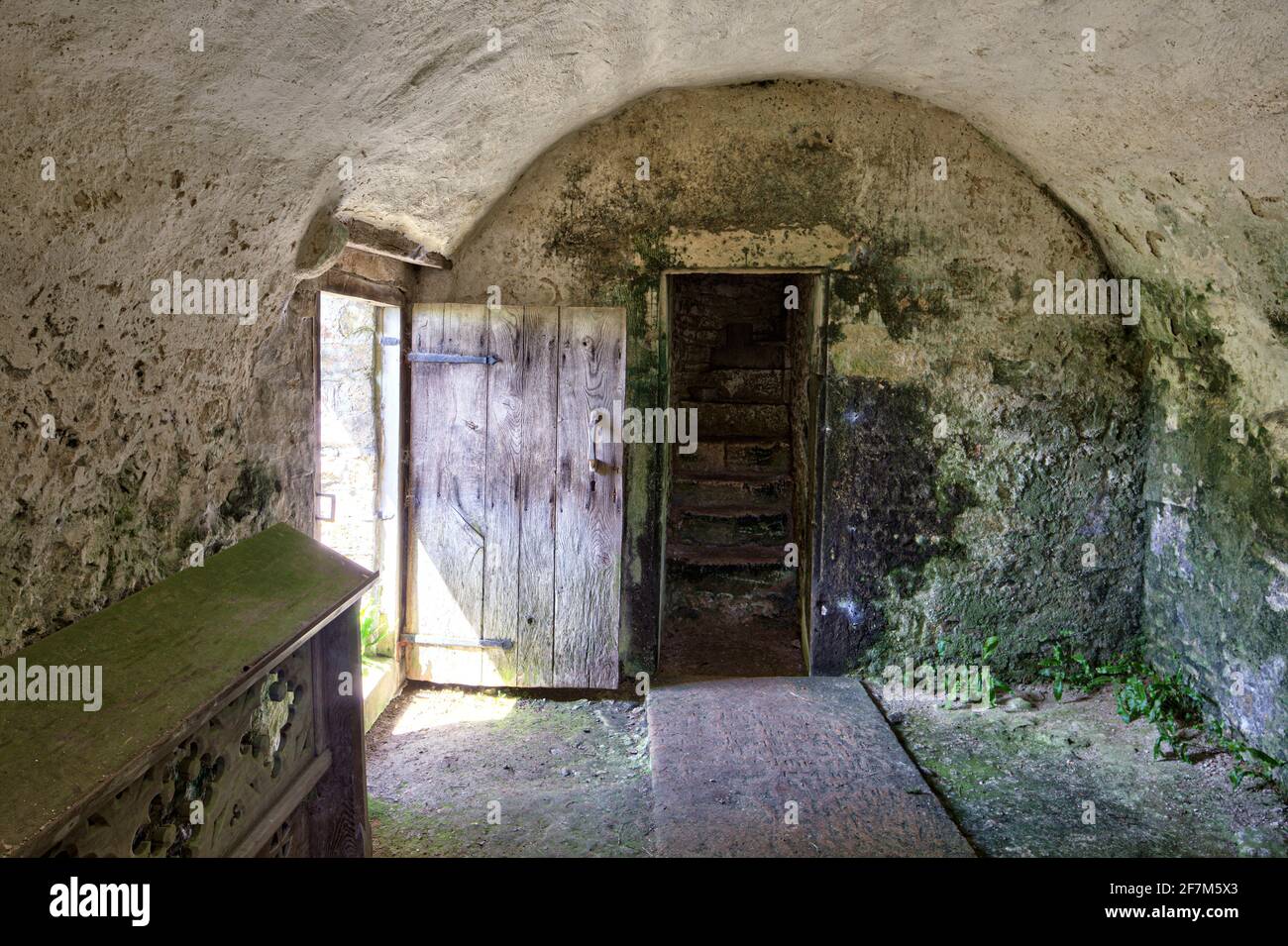 Vault Crypt The Norman barrel-vault crypt beneath St Michaels church (which dates ...