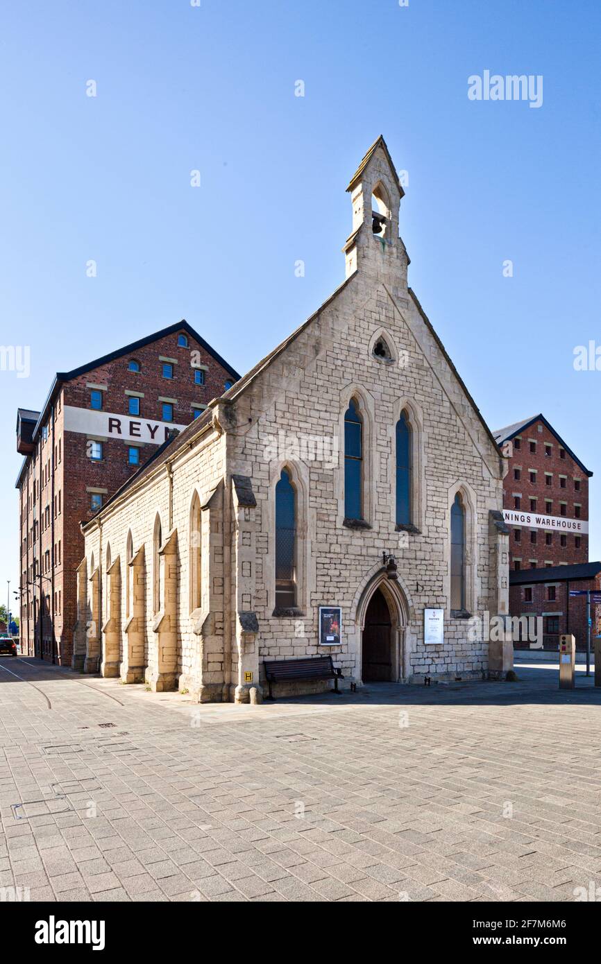 The Mariners Chapel built in 1849 to welcome seamen at Gloucester Docks, Gloucester UK Stock Photo
