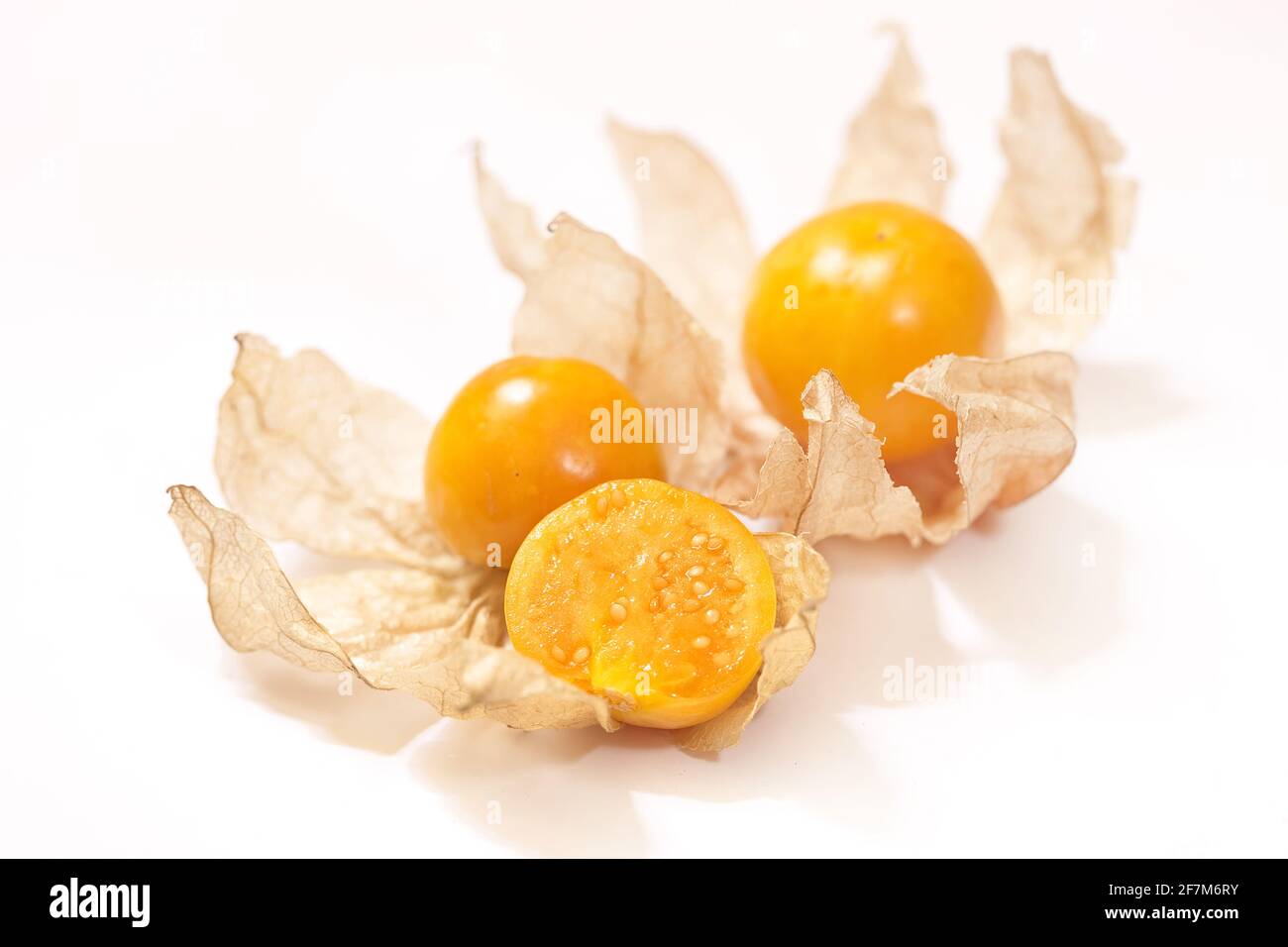 Golden Berry (Cape gooseberry) isolated on white background Stock Photo Alamy
