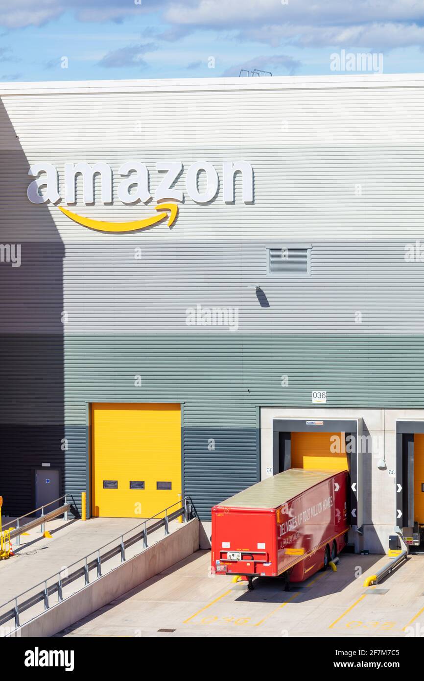 Amazon warehouse uk with Amazon Logo East Midlands Gateway SEGRO