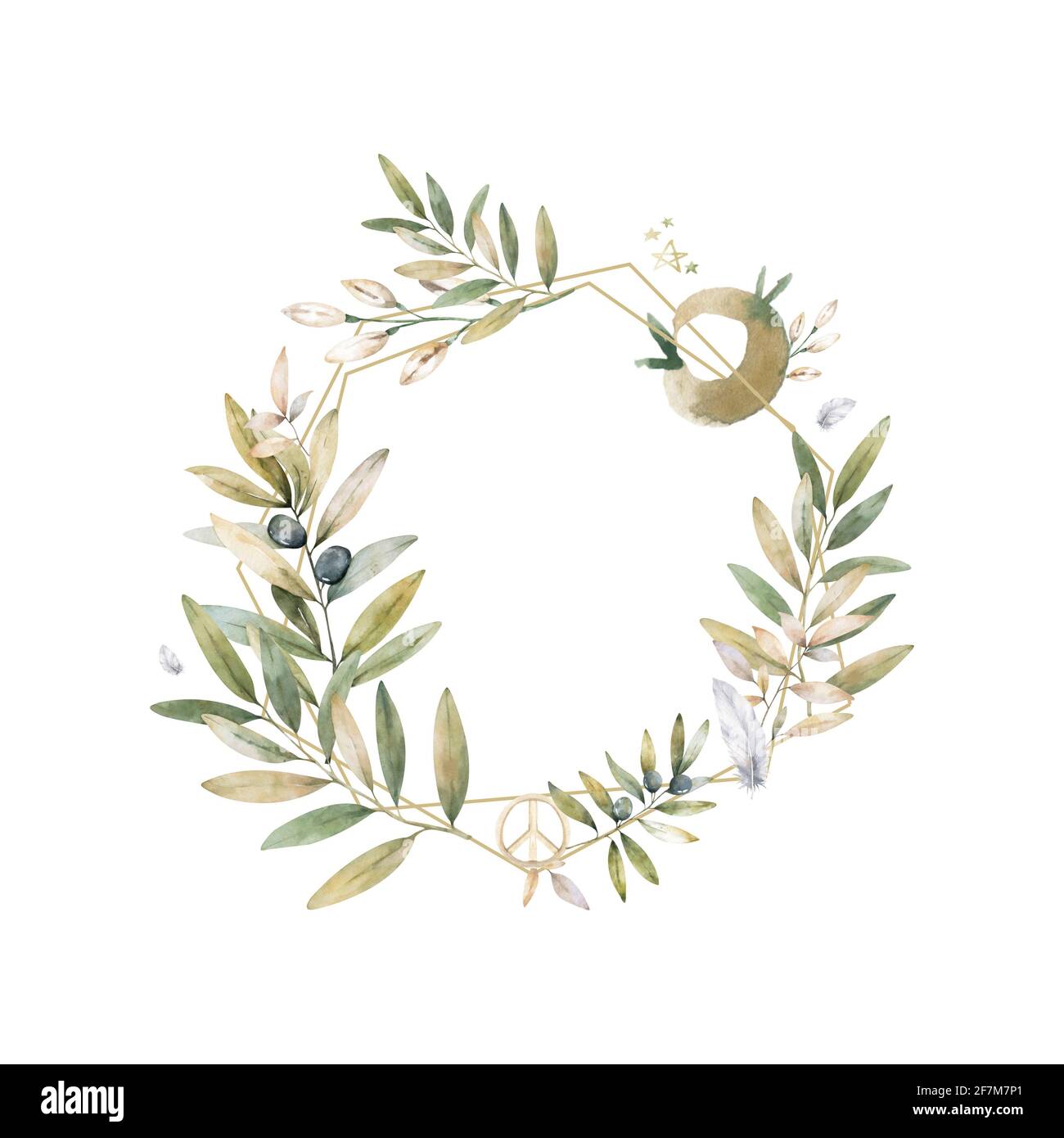 Olive Wreath Png