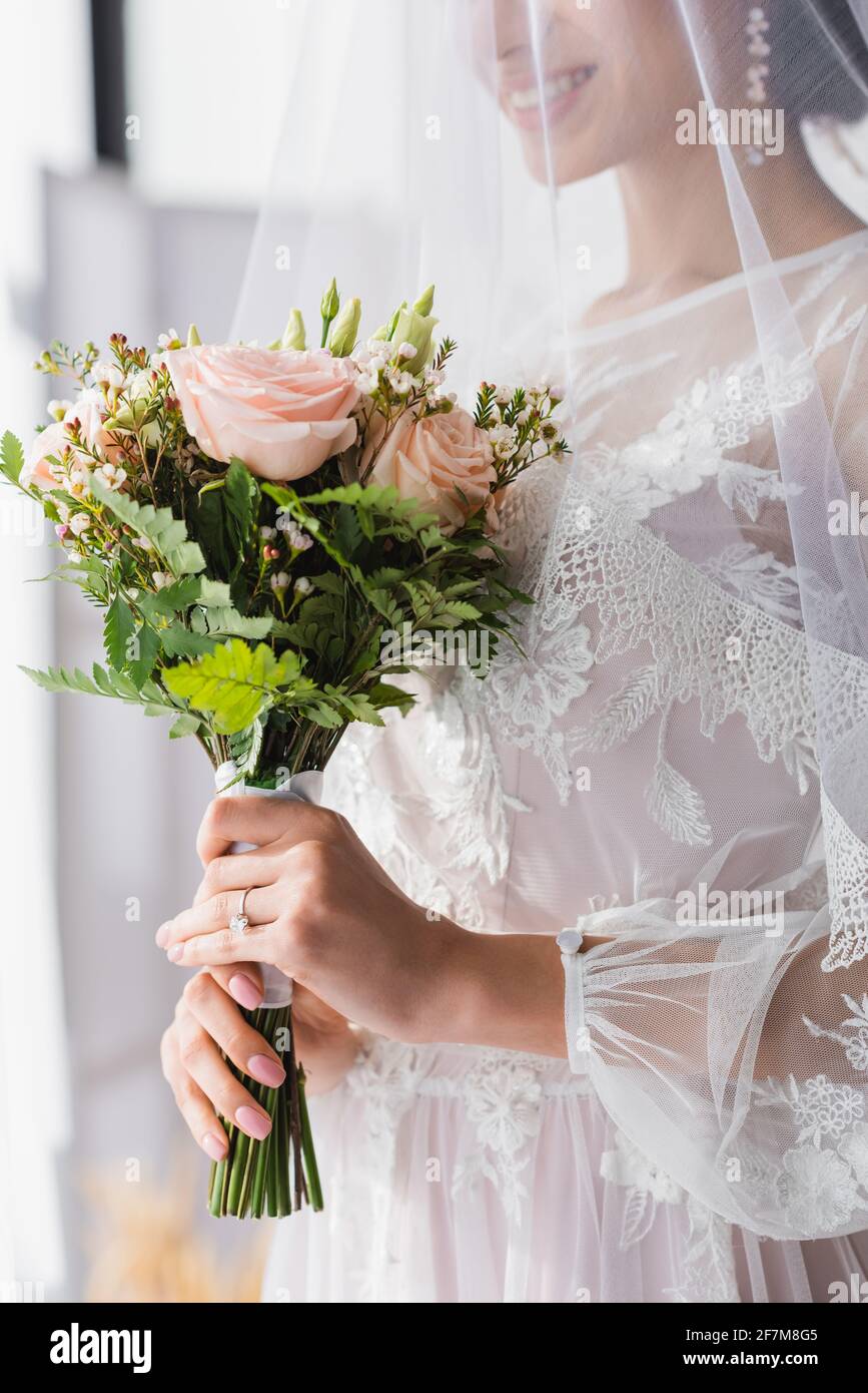 African bride holding bouquet hi-res stock photography and images - Alamy