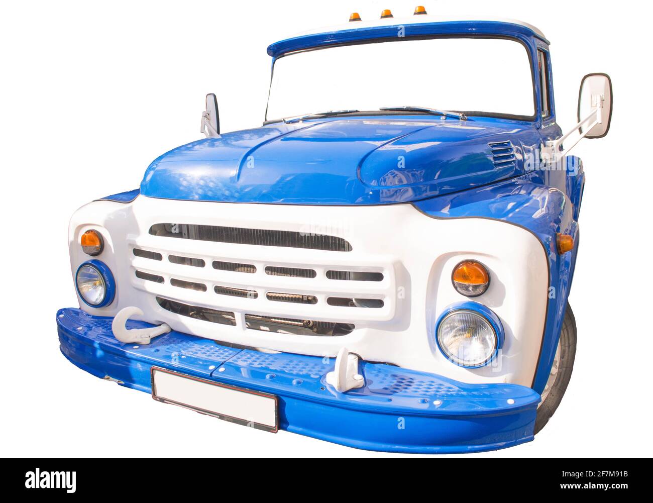 old classic retro car on white background Stock Photo - Alamy