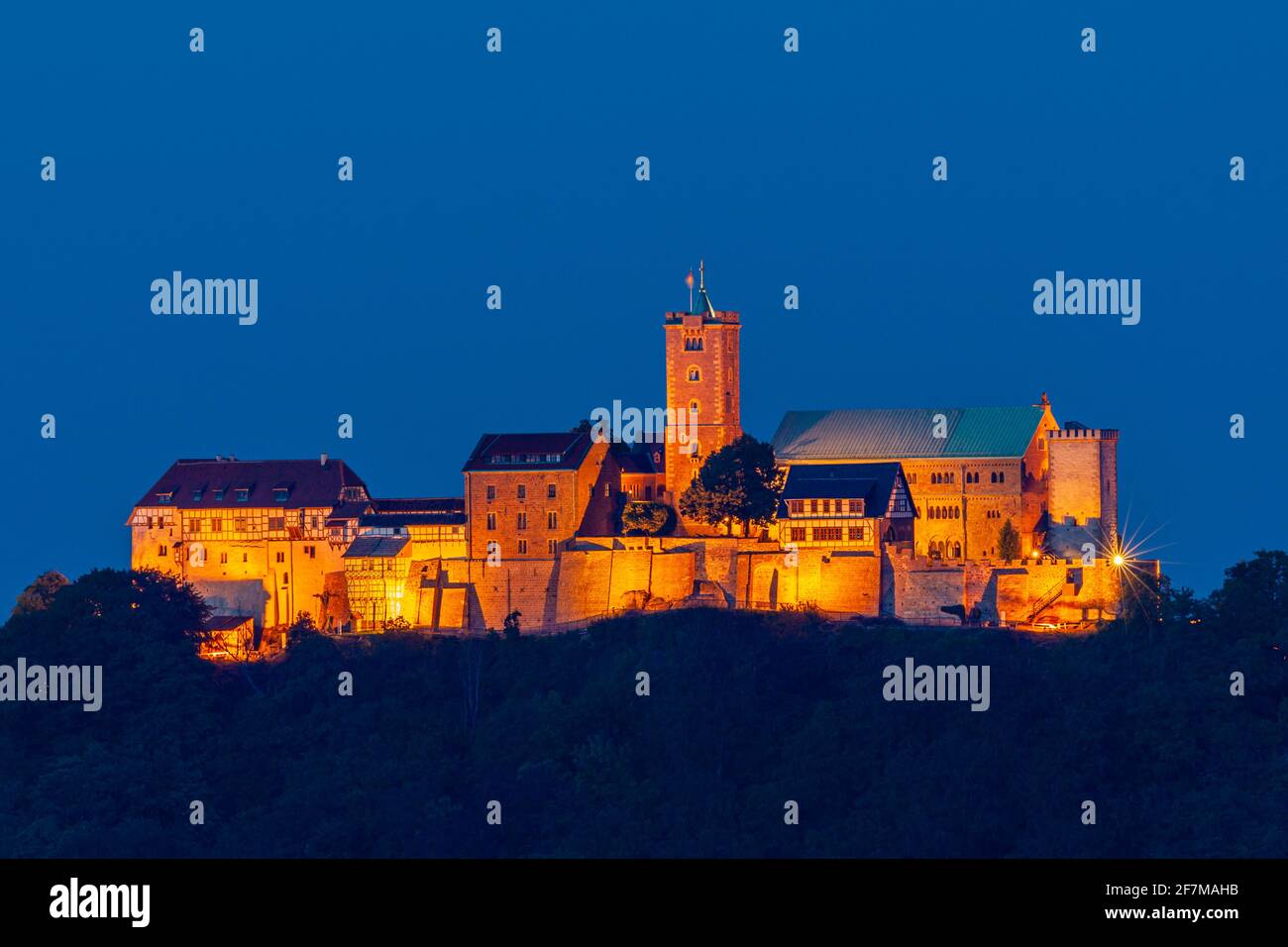 The Wartburg Castle in Thuringia Germany Stock Photo - Alamy