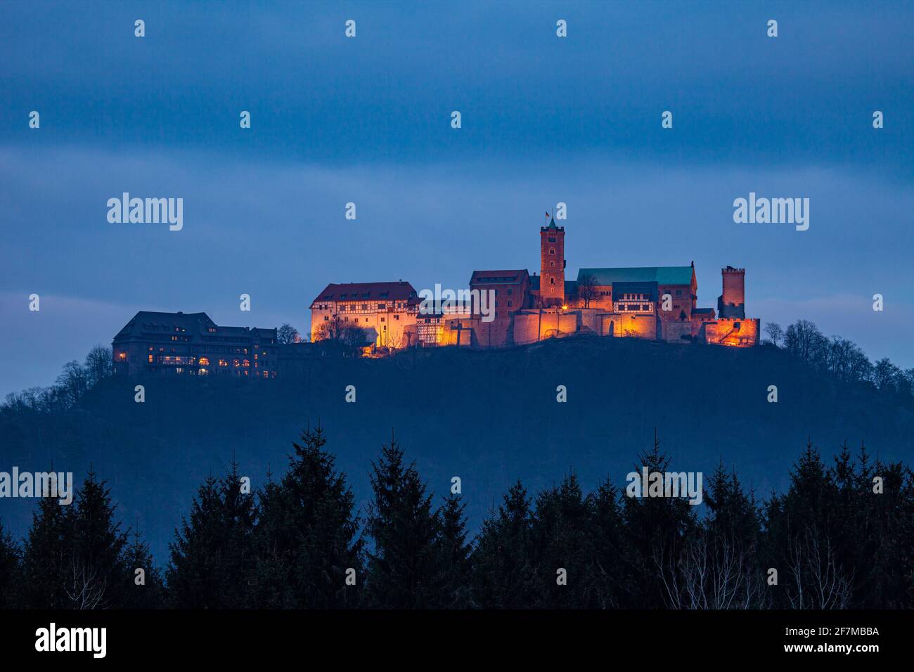 The Wartburg Castle in Thuringia Germany Stock Photo - Alamy