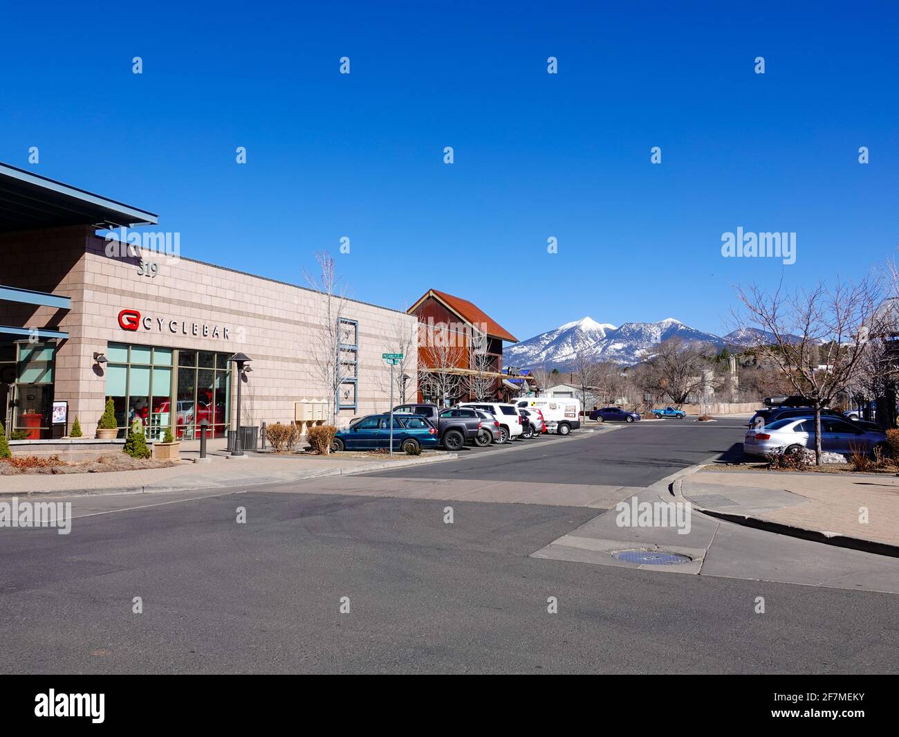 CycleBar Fitness Center and shops at Aspen Place at the Sawmill