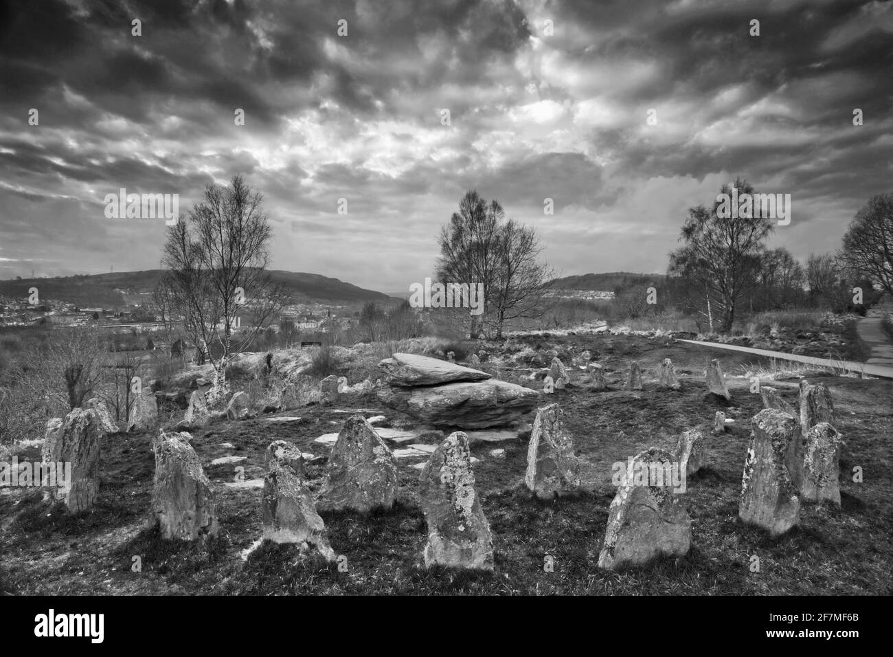 Pontypridd stones Black and White Stock Photos & Images Alamy
