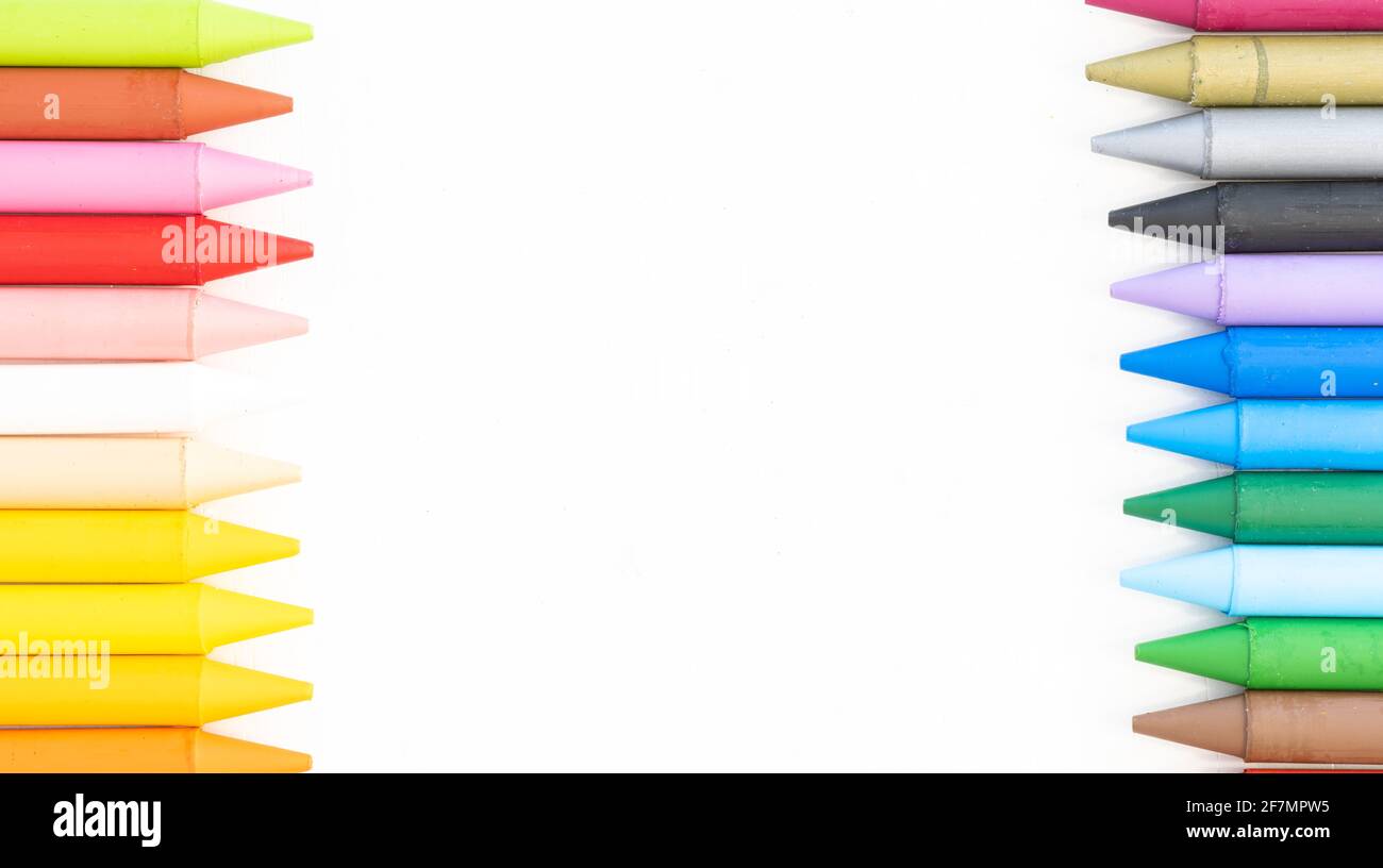 Conjunto de crayones para niños fotografías e imágenes de alta resolución -  Alamy
