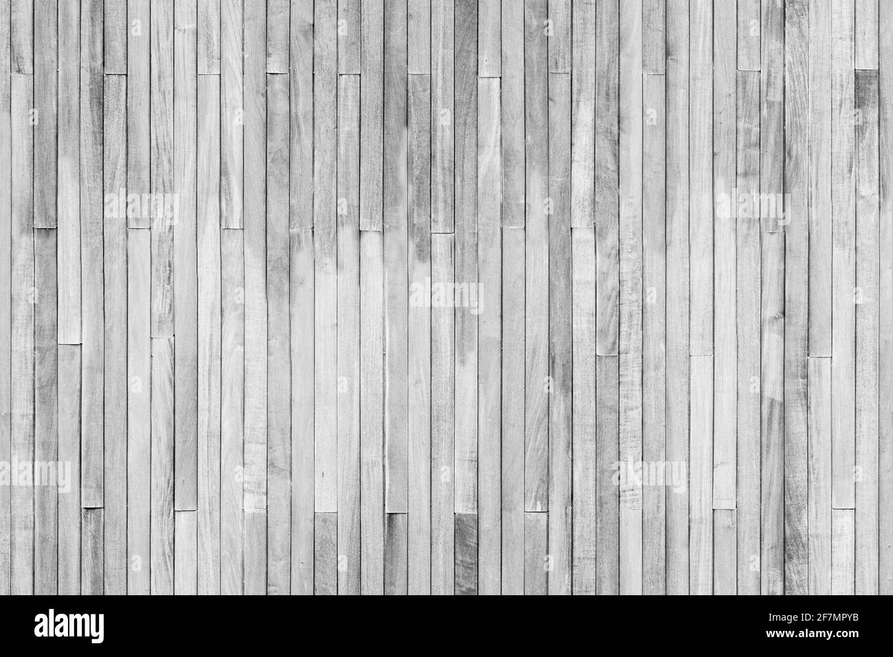 Grungy white wooden wall seamless texture, front view, flat background photo Stock Photo