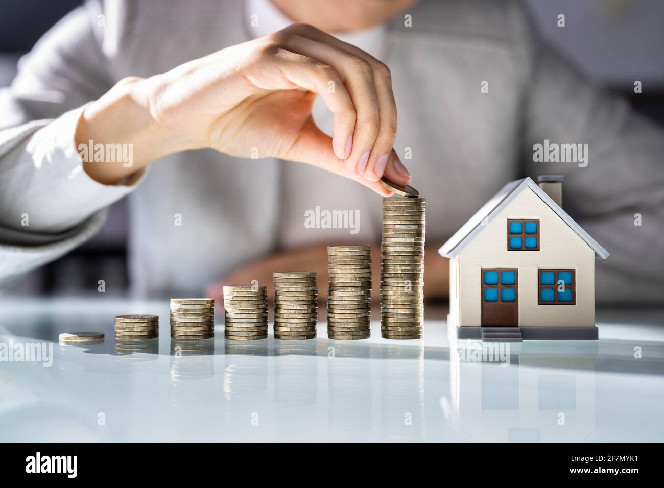 Real Estate Market Property Investment And Tax Stock Photo