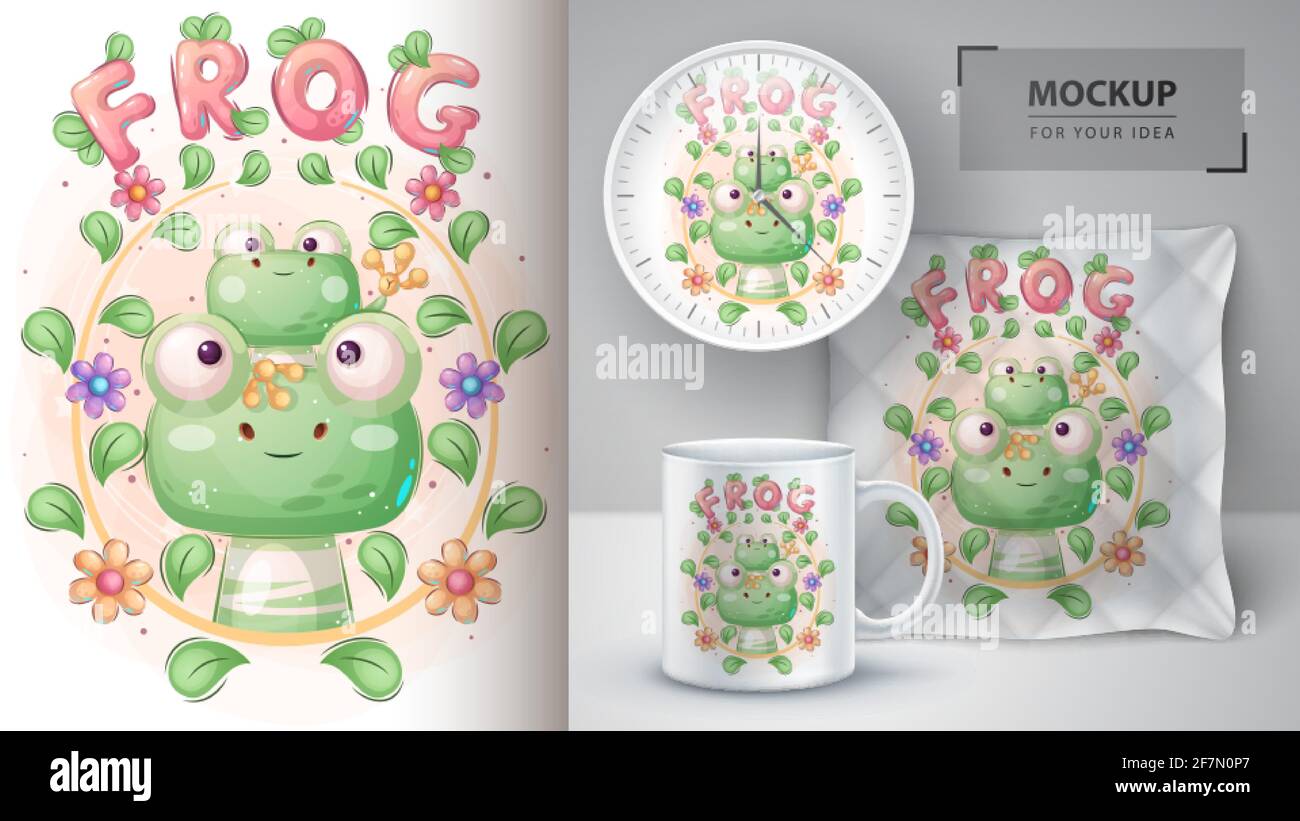 Frog family Stock Vector Images - Alamy