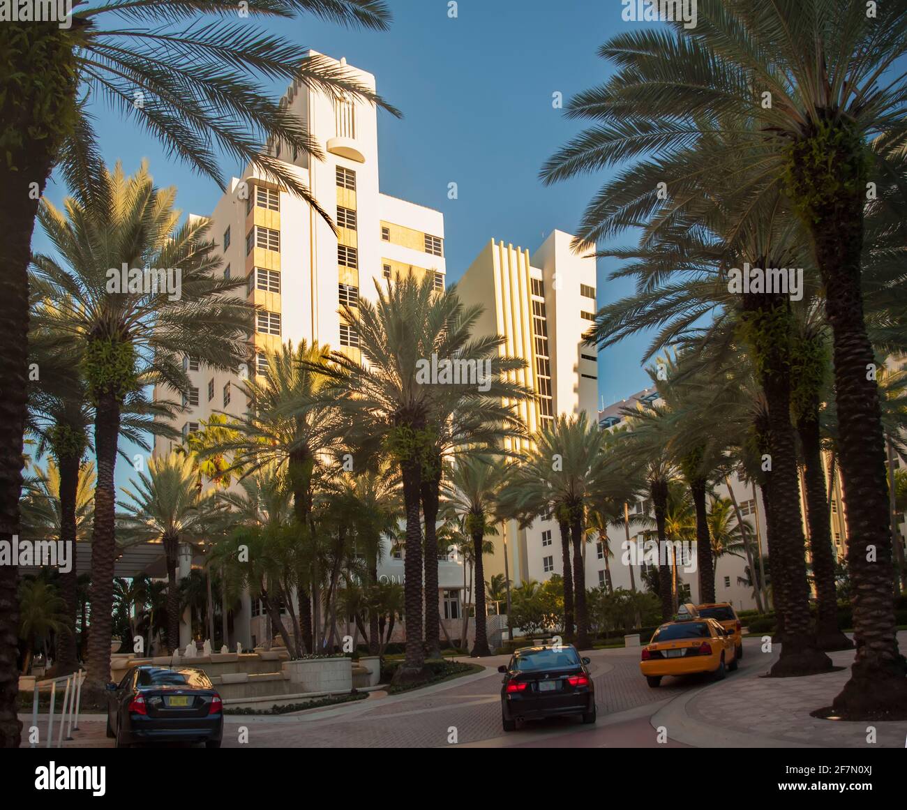 St Moritz art deco hotel, South Beach, Miami, Florida, USA Stock Photo