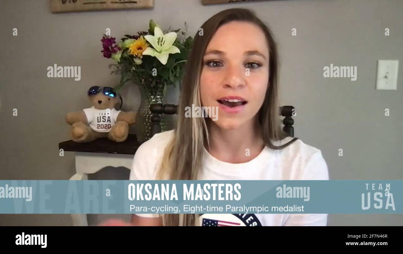 USA. 08th Apr, 2021. Oksana Masters, Para-cycling, Four-time