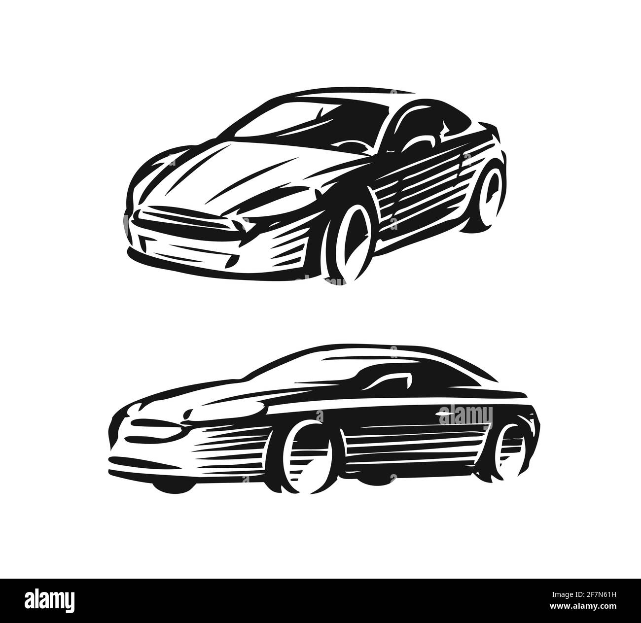 Abstract car logo. Automotive concept vector illustration Stock Vector