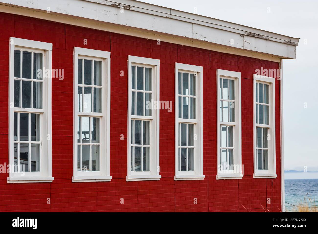 Window details of the Glen Haven Canning Co. building, now the Great