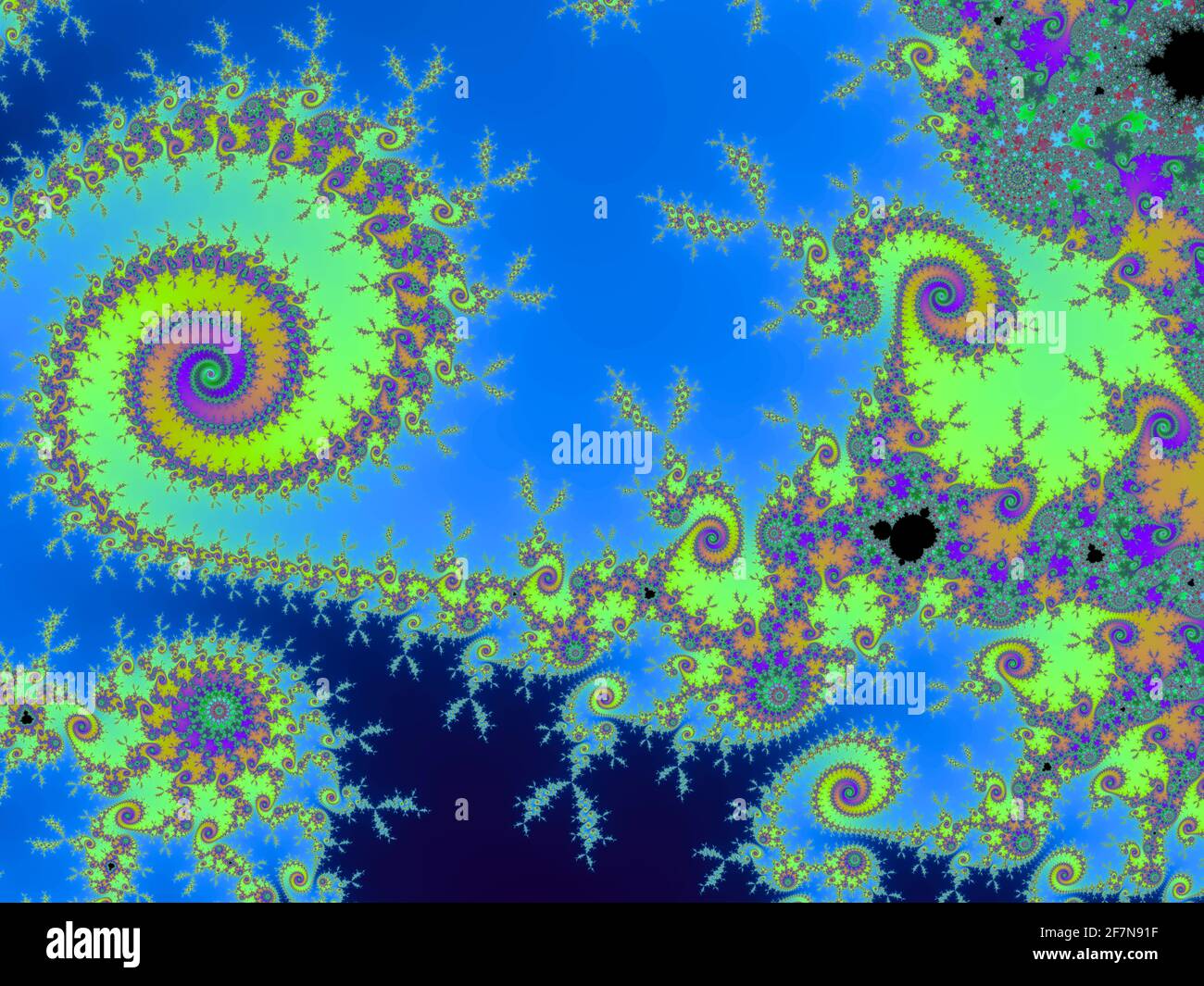Beautiful zoom into the infinite mathematical mandelbrot set fractal ...