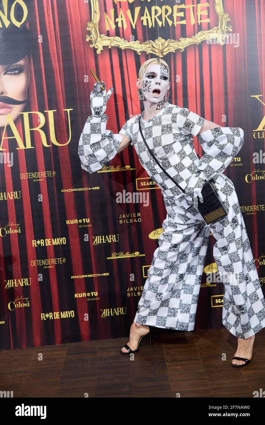 April 8, 2021, Madrid, Madrid, Spain: Samantha Hudson attends 'Teatro ...