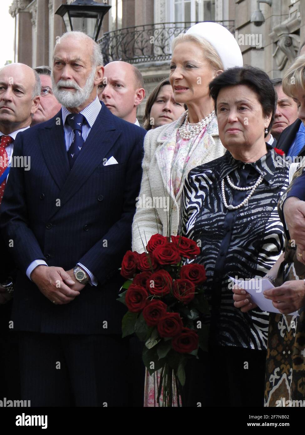 Unveiling the statue to Yuri Gagarin - the first man in cosmos at British Council building in London, UK Stock Photo