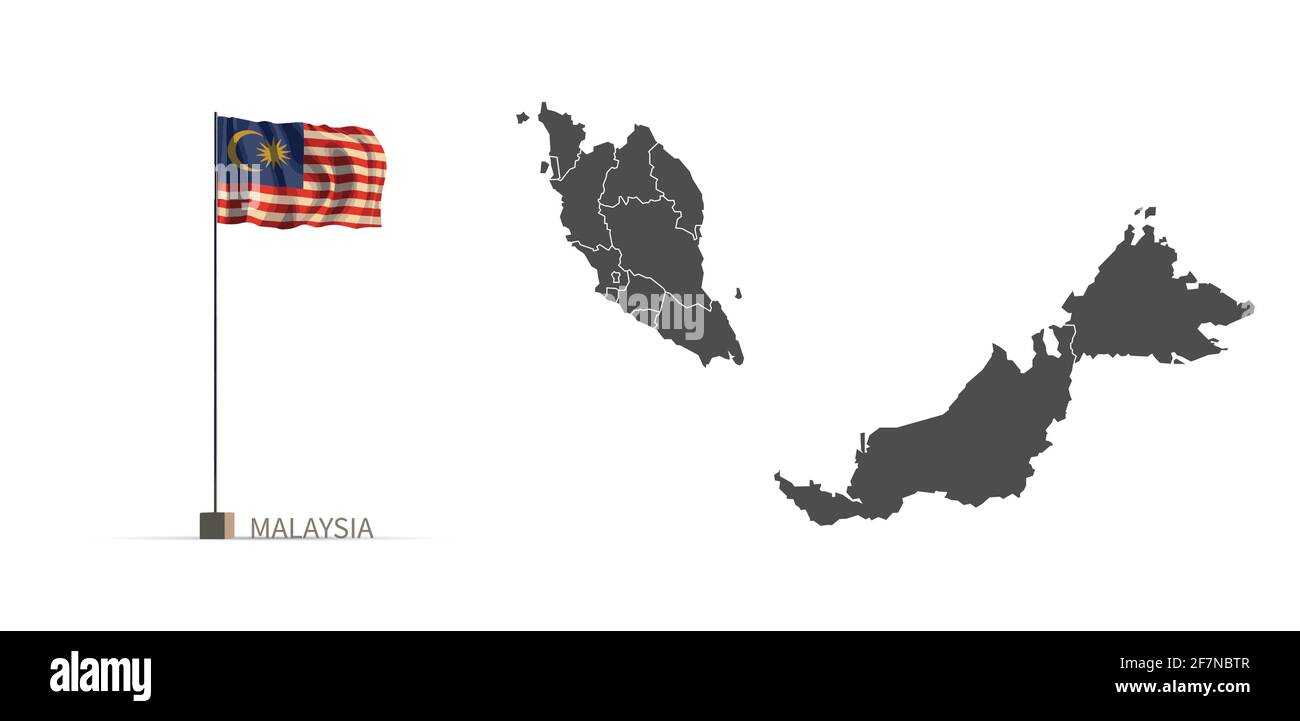 Malaysia Map High Resolution Stock Photography and Images - Alamy