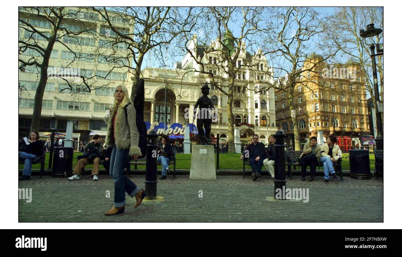 Leicester Square.......north side.pic David Sandison 20/3/2003 Stock Photo