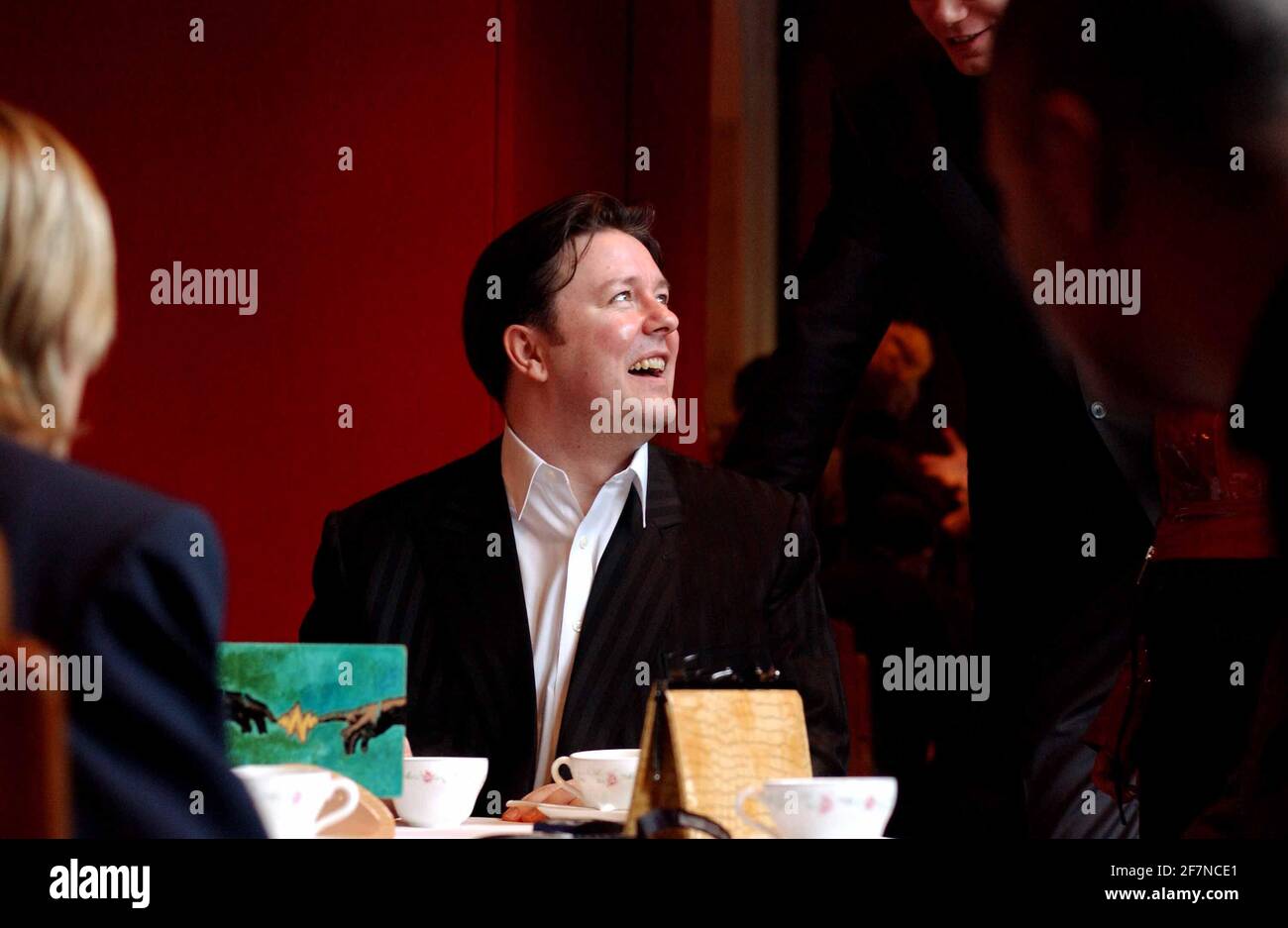 Ricky Gervais, writer and star of 'The Office' which won the South Bank  Show Comedy Award in London  February 2002 photo Andy Paradise Stock  Photo - Alamy