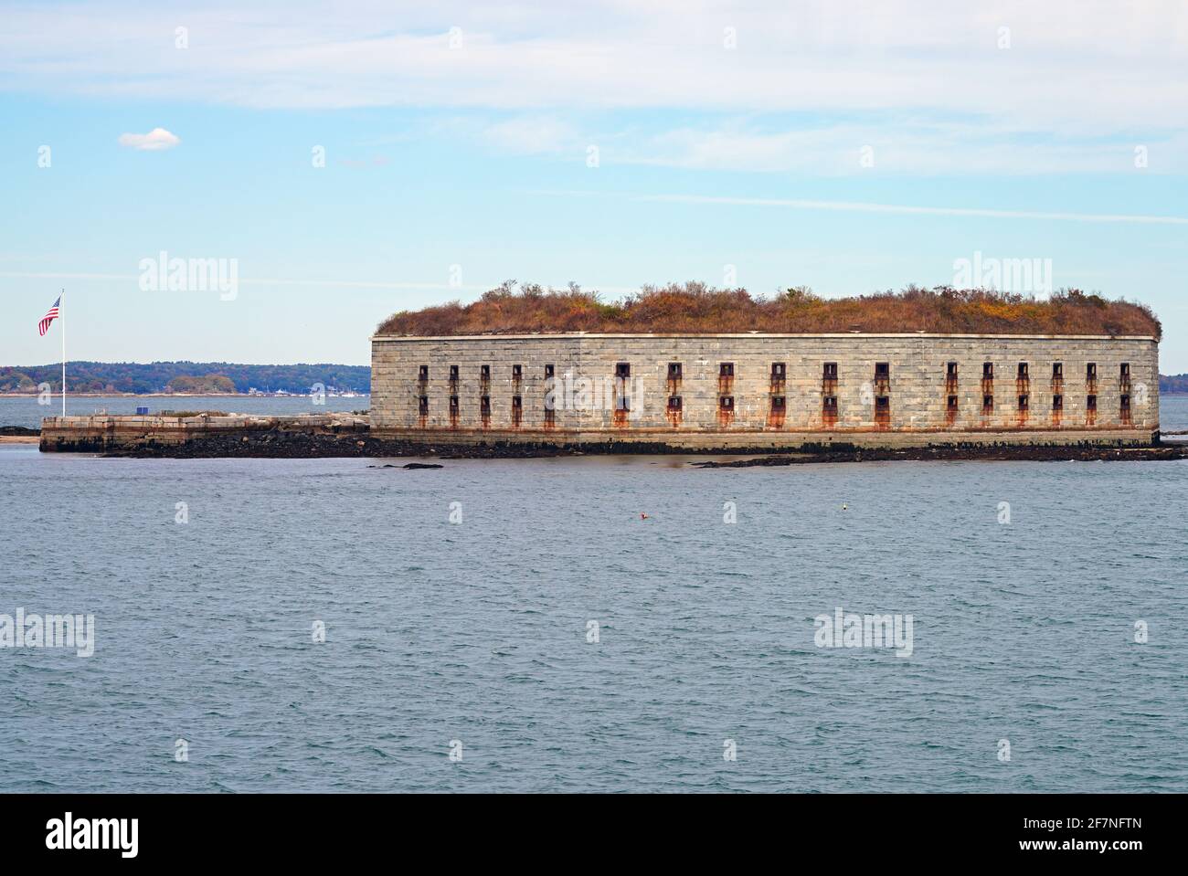 PORTLAND, ME 12 OCT 2020 View of Fort a former United States