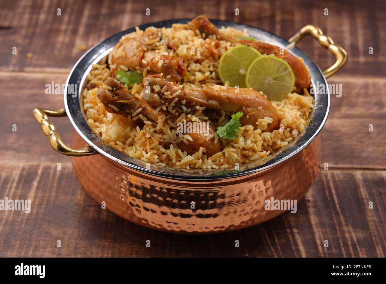Dum chicken biriyani, close up image of KeralaThalassery biriyani