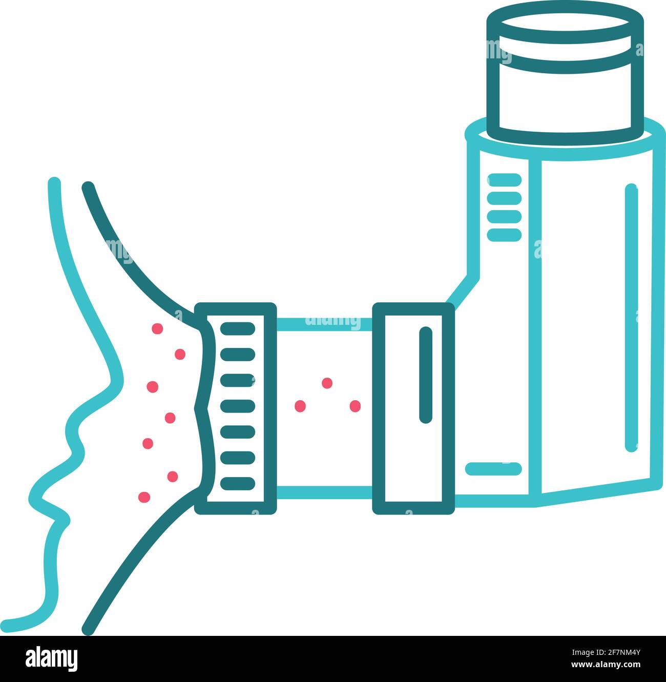 asthma inhaler mask Stock Vector Image & Art Alamy