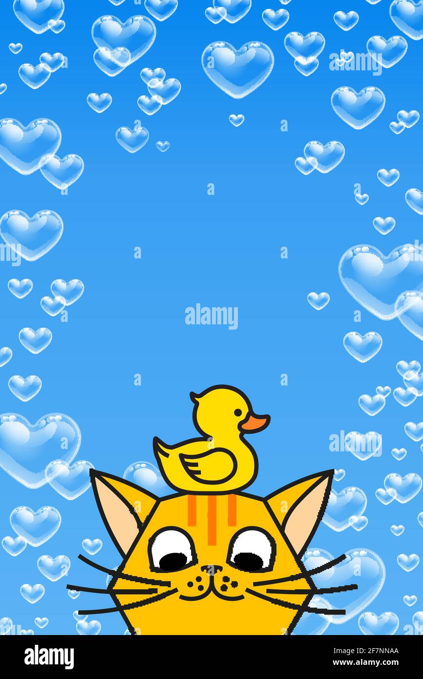 Kitten and duckling hi-res stock photography and images - Alamy, image size:866x1390