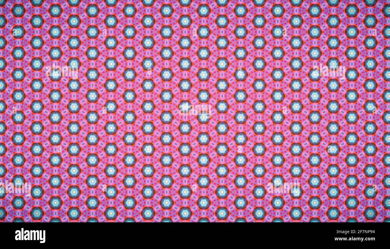 Abstract fractal symmetrical texture background. Stock Photo