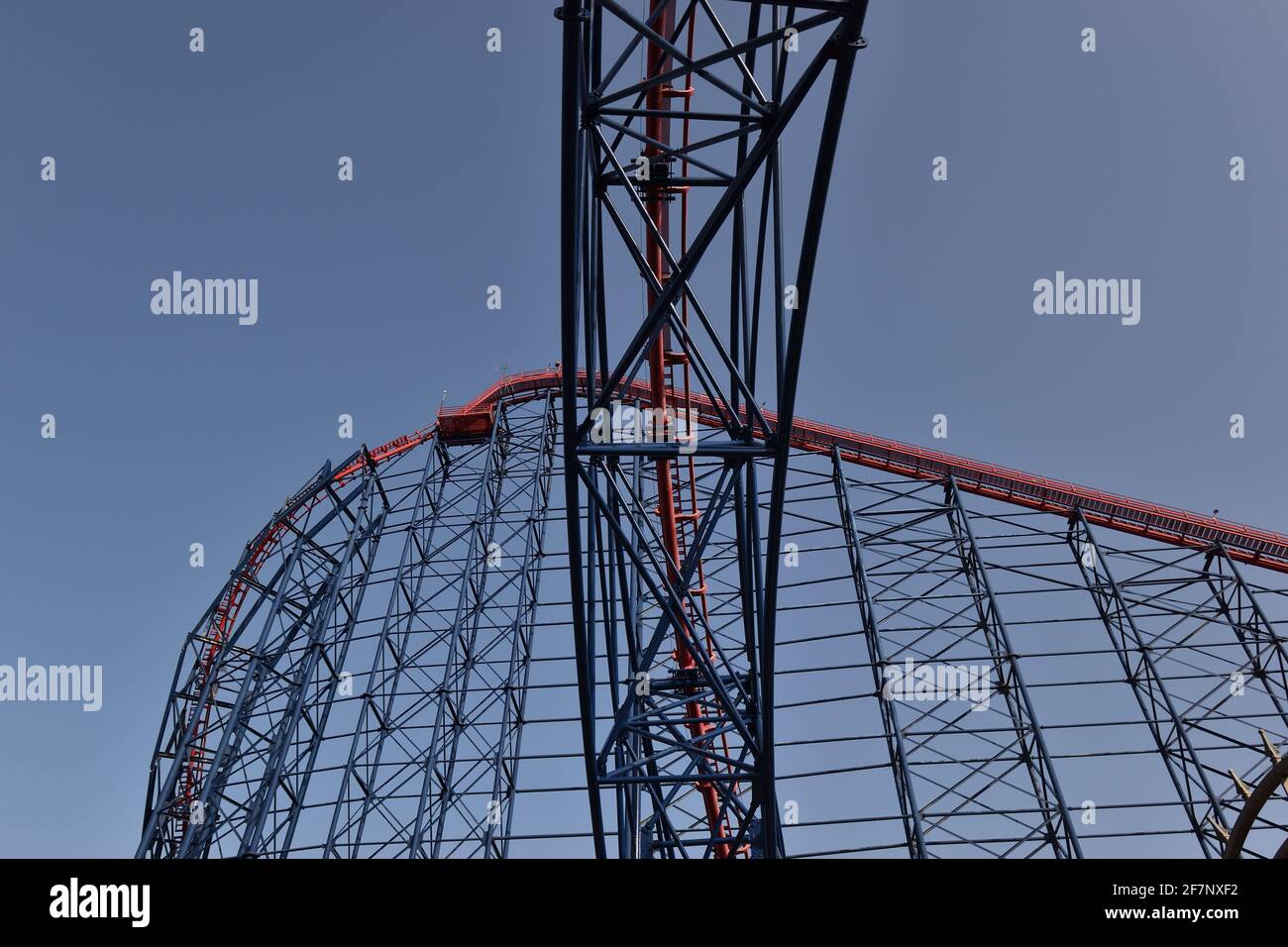 The Big One (also know as The Pepsi Max), at Blackpool Pleasure Beach. Stock Photo