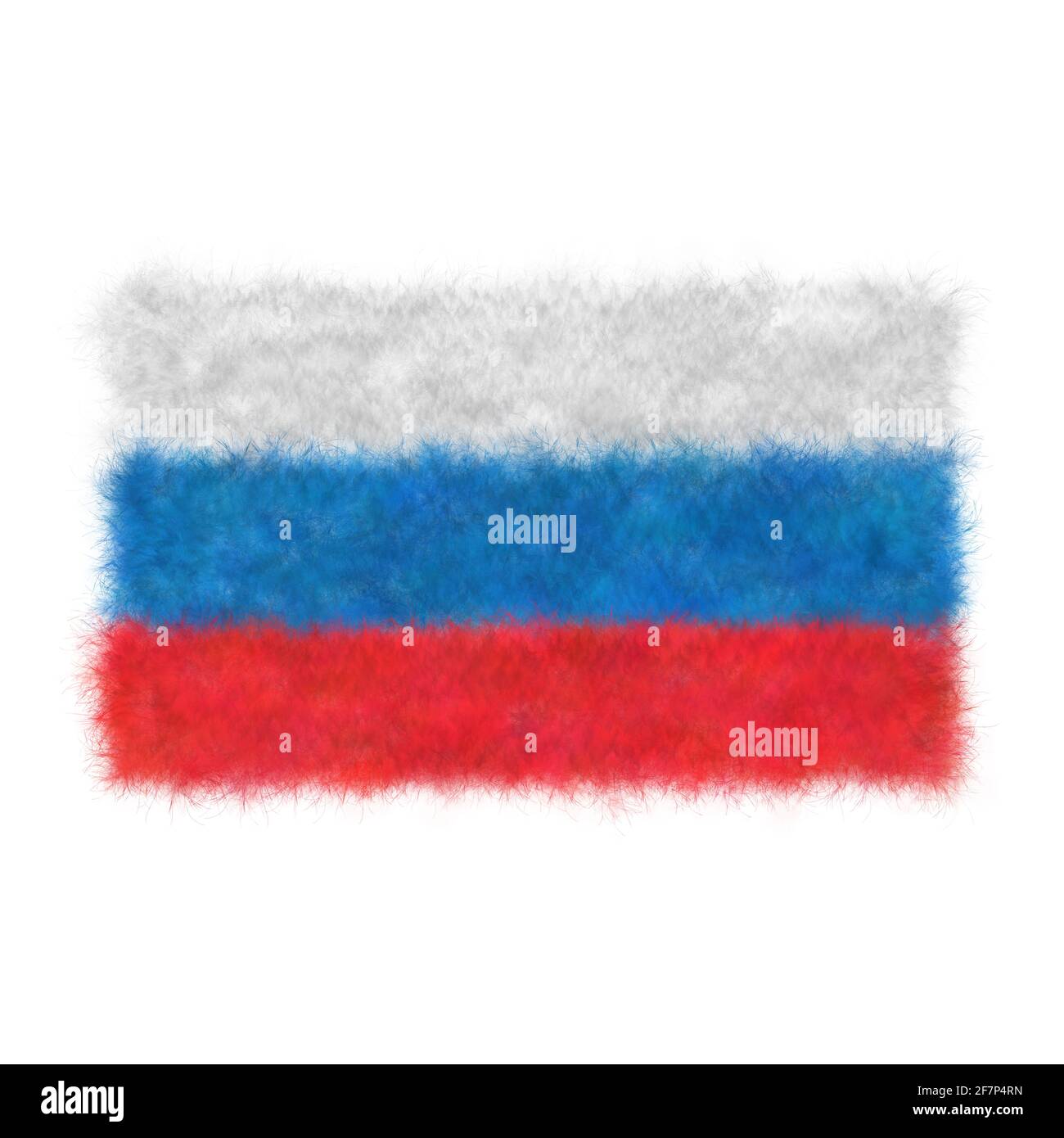 Isolated Russian Flag Waving 3d Realistic Fabric Stock Photo - Download  Image Now - 1991, Asia, Blue - iStock