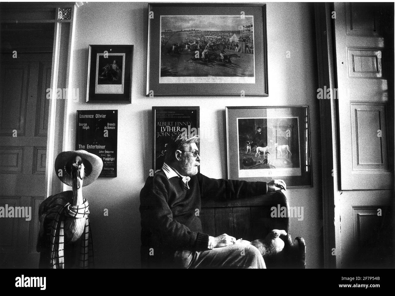 John Osborne at home in Shropshire Stock Photo Alamy