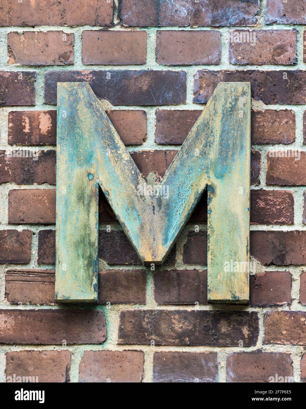 Metal letter m hi-res stock photography and images - Alamy